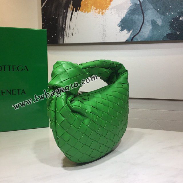 Bottega veneta高端女包 98080 寶緹嘉小號羊皮手工編織女包 BV爆款jodie新版本2代編織打結圓形hobo包  gxz1145